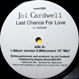 Joi Cardwell - Last Chance For Love