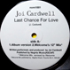 Joi Cardwell - Last Chance For Love