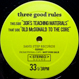 Three Good Rules - 3GR's Teaching Materials