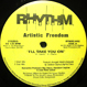 Artistic Freedom - I'll Take You On